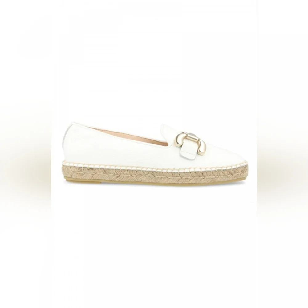Ateliers Paris Espadrille White /‎ Silver